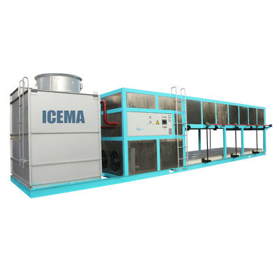 Doğrudan Soğutma Otomatik Blok Buz Makinesi 10T 15T 20T 25T 30T ve Performans