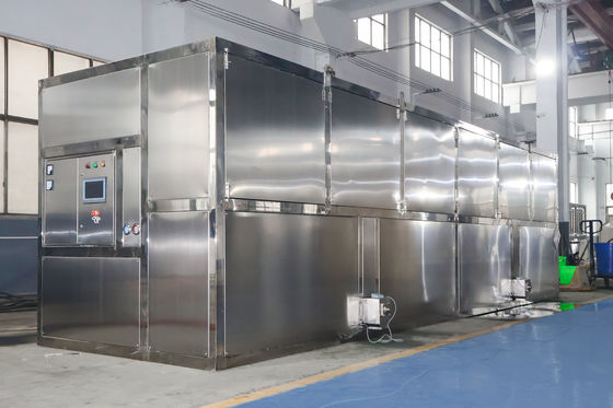 İyi fiyat 10 tonluk buz makinesi özelleştirilebilir otomatik paketleme ve 22x22x22 mm küp buz boyutu çevrimiçi