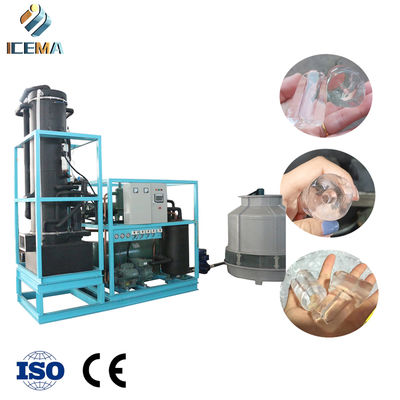satın al ICEMA 25T/24H Industrial Tube Ice Machine with 21mm/24mm/28mm/34mm Tube Ice and -8 ℃ Temperature for High Efficiency Cooling online manufacture