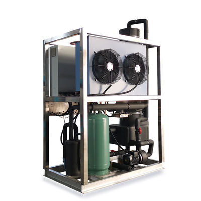 satın al Commercial Tube Ice Machine with 500 kg Ice Storage 2 Years Warranty and 5 Stage Filter for High-Quality Ice Production online manufacture