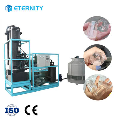 satın al ICEMA 25T/24H Industrial Tube Ice Machine with 21mm/24mm/28mm/34mm Tube Ice and -8 ℃ Temperature for High Efficiency Cooling online manufacture