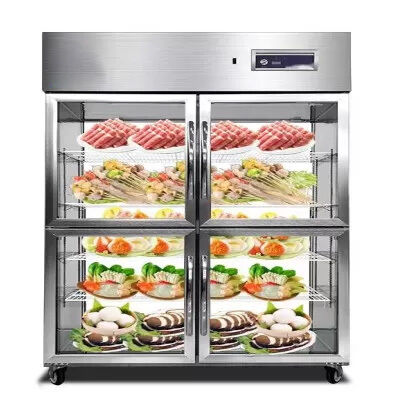 satın al Dört Kapılı 780L Mutfak Worktable Buzdolabı Dondurucu online manufacture