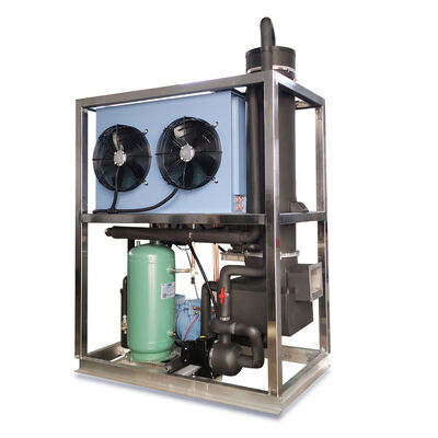 satın al CE Sertifikalı 1T Tüp Buz Makinesi Özel Tüp Buz Makinesi 1000kg Buz Depolama Emerson Motor Dişli PLC Pompa online manufacture