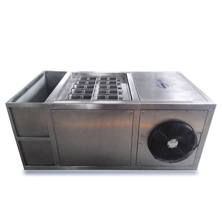 Endüstriyel 2T / 24H Tuzlu Su Soğutma Bloğu Buz Makinesi Buz Fabrikası İçin Tuzlu Su / Soğuk Hava Deposu / Soğutma / Taze