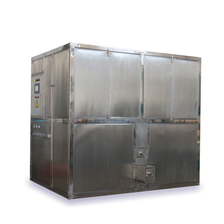 Ev / Restoran / Mağaza / İçme / Bar İçin Endüstriyel 7T / 24h Ticari Buz Küpü Makinesi