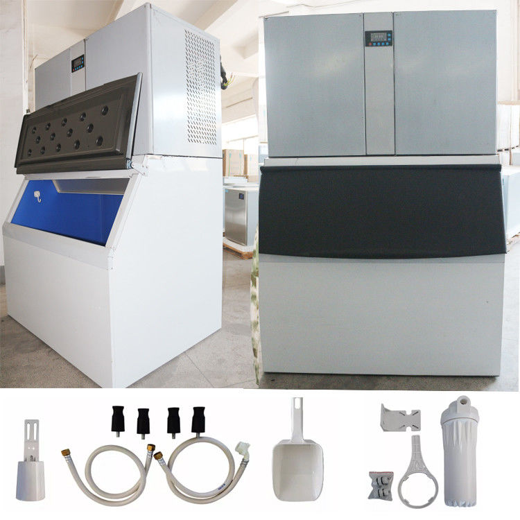 220-380V Voltaj ve R404a/R507a Soğutucu Özel Ticari Buz Küpü Makinesi
