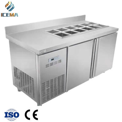 Taze Gıda R134A R22 için 340L Tezgah Buzdolabı