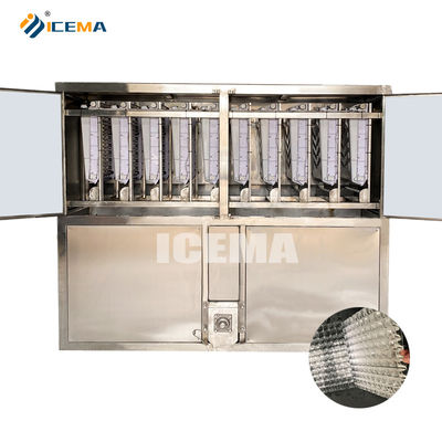 İyi fiyat Endüstriyel 5 ton 10 ton buz küpü yapma makinesi ICEMA'dan 19X21X6 buz ızgara numarası ile çevrimiçi