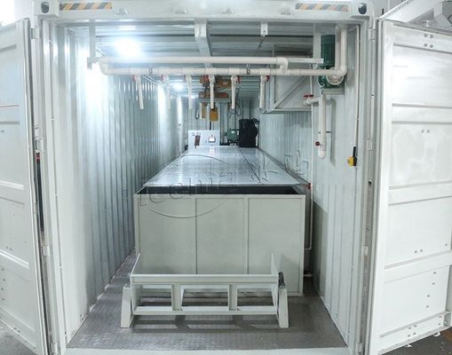 İyi fiyat Gıda Dükkanı Endüstriyel Konteyner Blok Buz Makinesi Buz Ağırlığı 25kg 50kg 100kg Tüketim çevrimiçi