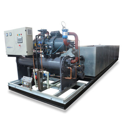 İyi fiyat Emerson 62.7KW 2024 Özelleştirme Endüstriyel Buz için 15 tonluk Blok Buz Makinesi çevrimiçi