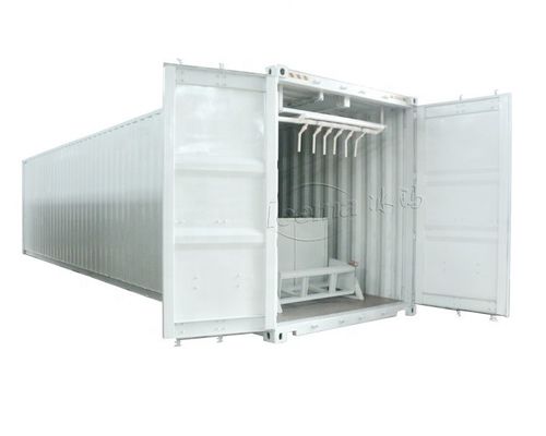İyi fiyat 6400*2250*2500 Liman ve rıhtımda diğer buz depolama kapasitesi ile konteyner bloğu buz makinesi çevrimiçi