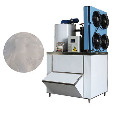 İyi fiyat Balıkçılık için Endüstriyel Buz Flakes Makinesi 1T/24H Çiftlik Soğutucu R404A/R22 çevrimiçi