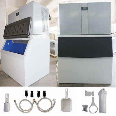İyi fiyat 220-380V Voltaj ve R404a/R507a Soğutucu Özel Ticari Buz Küpü Makinesi çevrimiçi