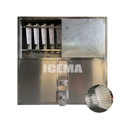 İyi fiyat ICEMA 2T/24H buz makinesi buz tesisleri için otomatik buz küpü makinesi çevrimiçi