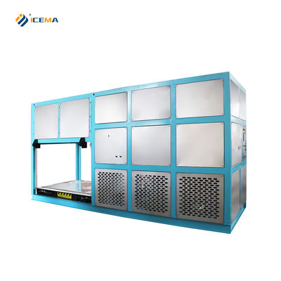 İyi fiyat Enerji tasarrufu 3T Endüstriyel Buz Bloku Üreticisi Makinesi 380V / 3P / 50hz güç kaynağı ile çevrimiçi