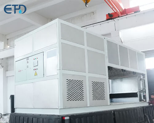 37.5KW Soğutma Kapasitesi Doğrudan Soğutma Blok Buz Makinesi Paslanmaz Çelik Plaka Buharatçısı ile